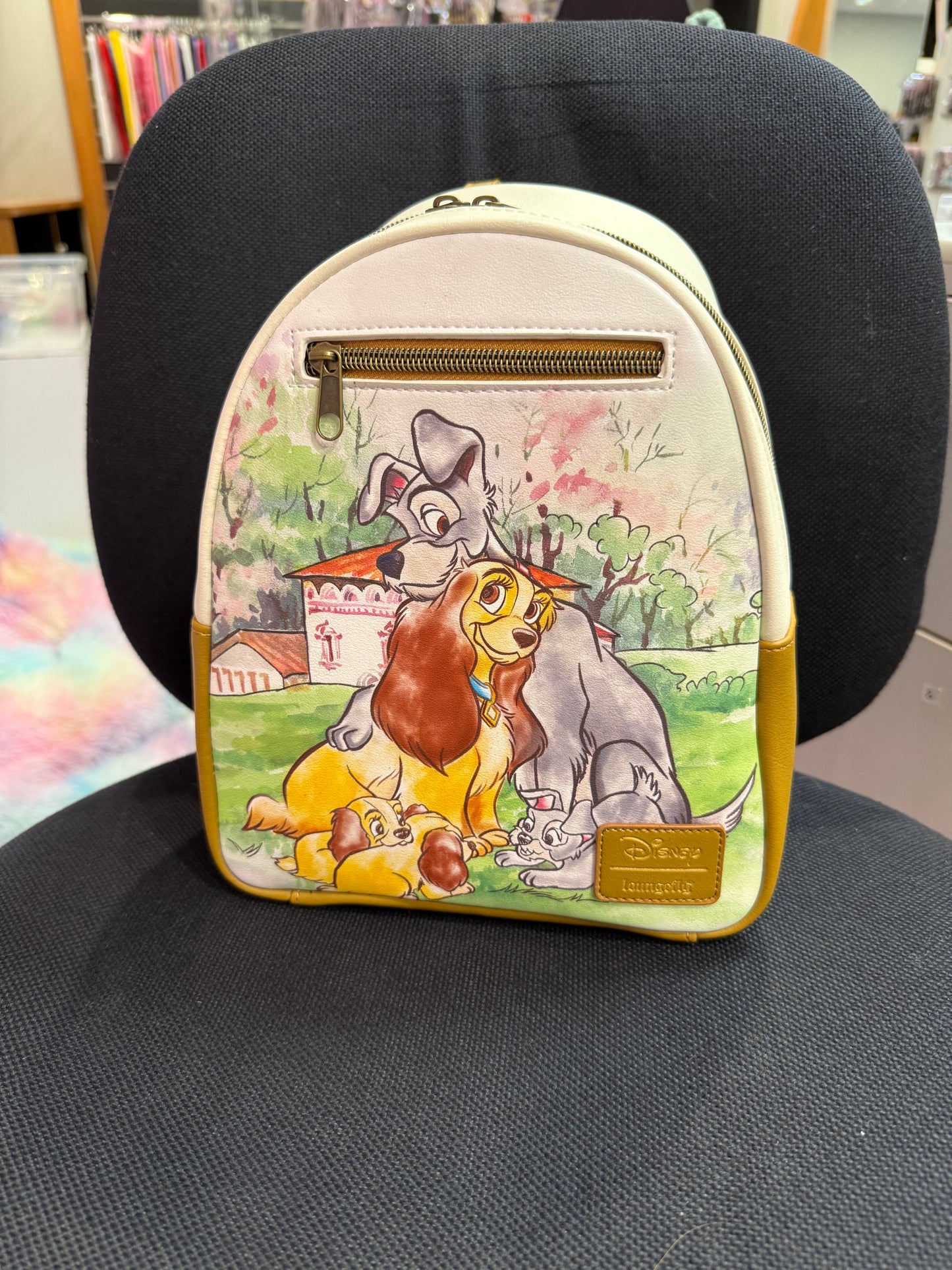 Lady & The Tramp Loungefly Mini Backpack *Damaged*
