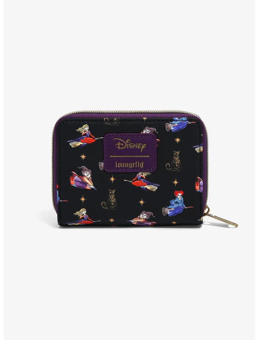 Loungefly Disney Hocus Pocus Sanderson Sisters Mini Zipper Wallet