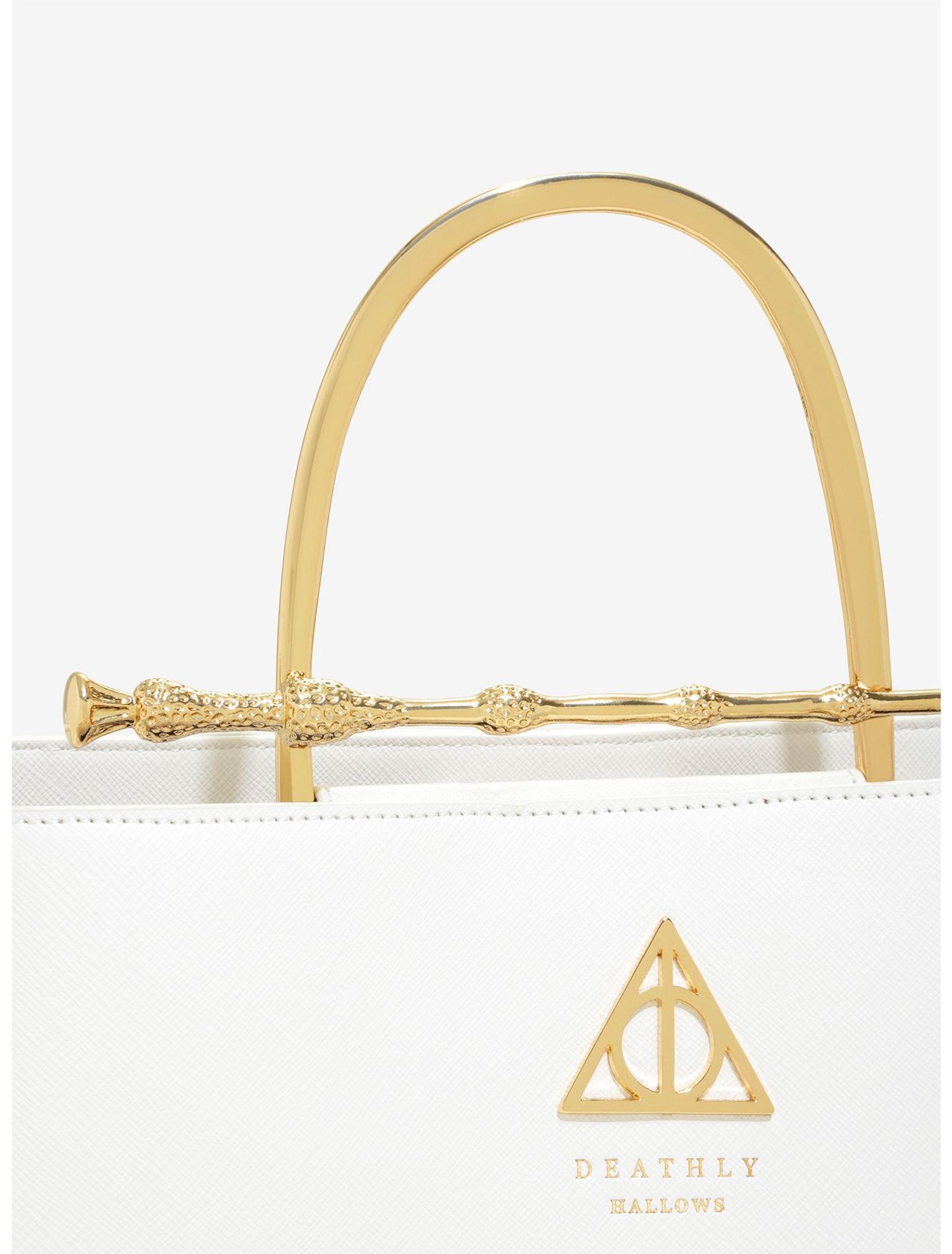 Loungefly Harry Potter Elder Wand White Handbag - BoxLunch Exclusive