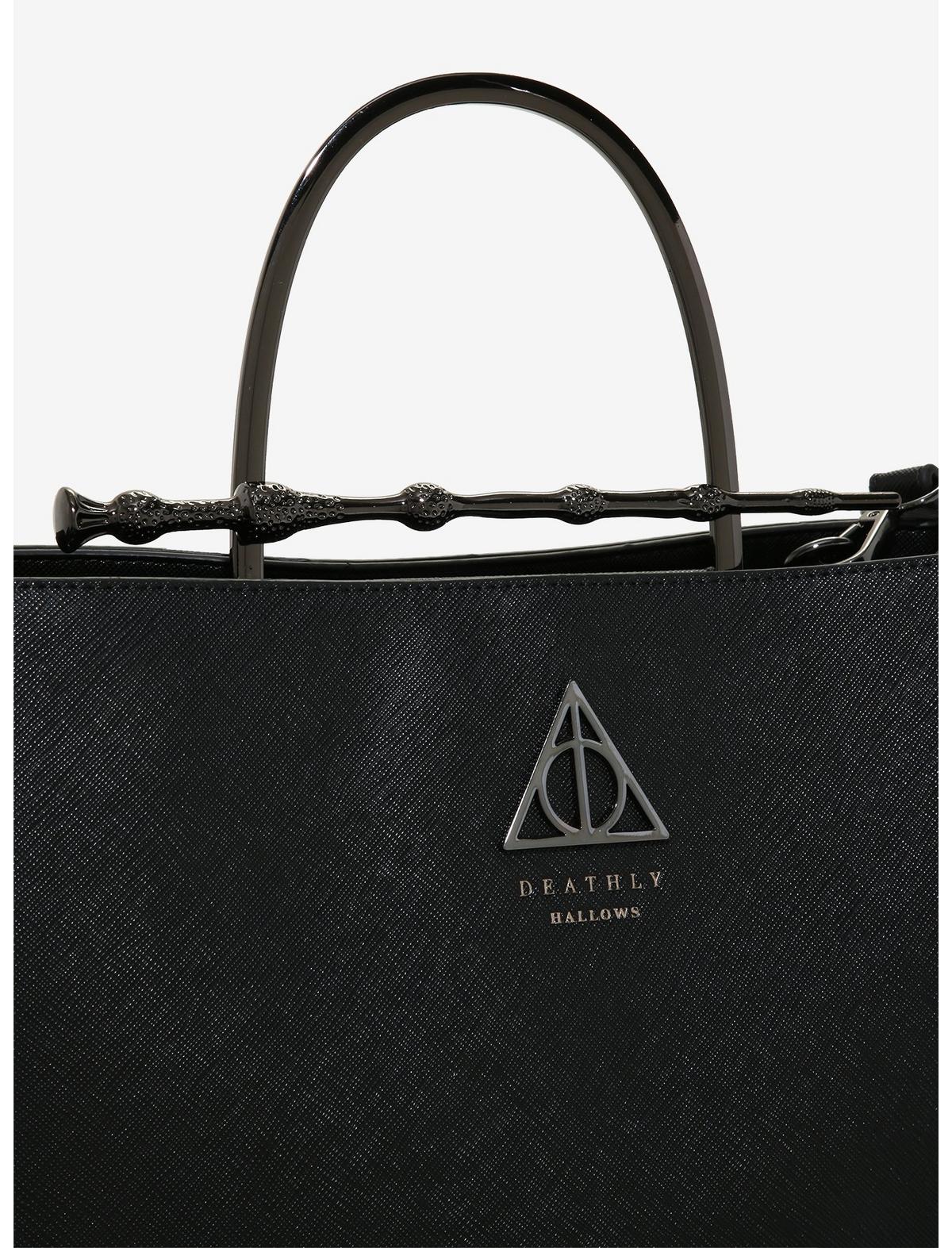 Loungefly Harry Potter Elder Wand Handbag Black - BoxLunch Exclusive