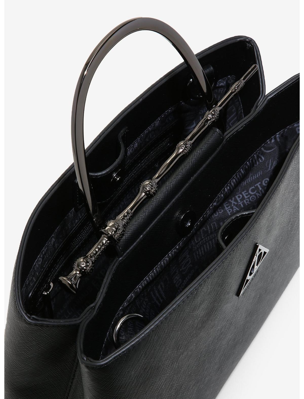 Loungefly Harry Potter Elder Wand Handbag Black - BoxLunch Exclusive
