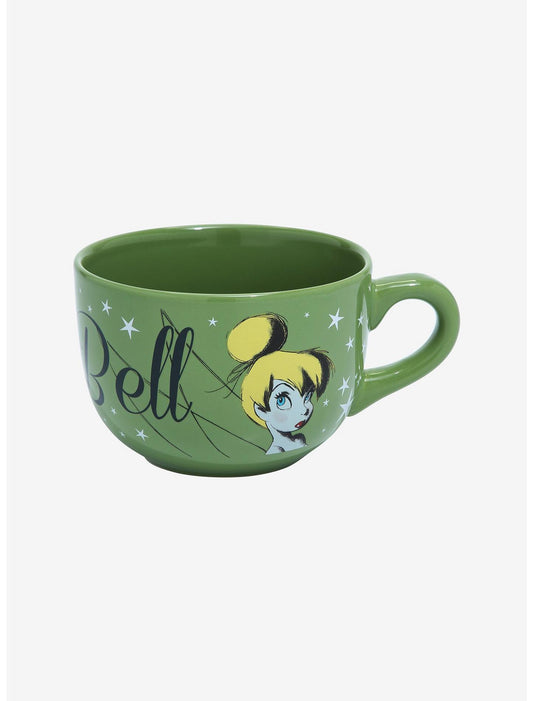 Disney Peter Pan Tinker Bell Butterfly Soup Mug