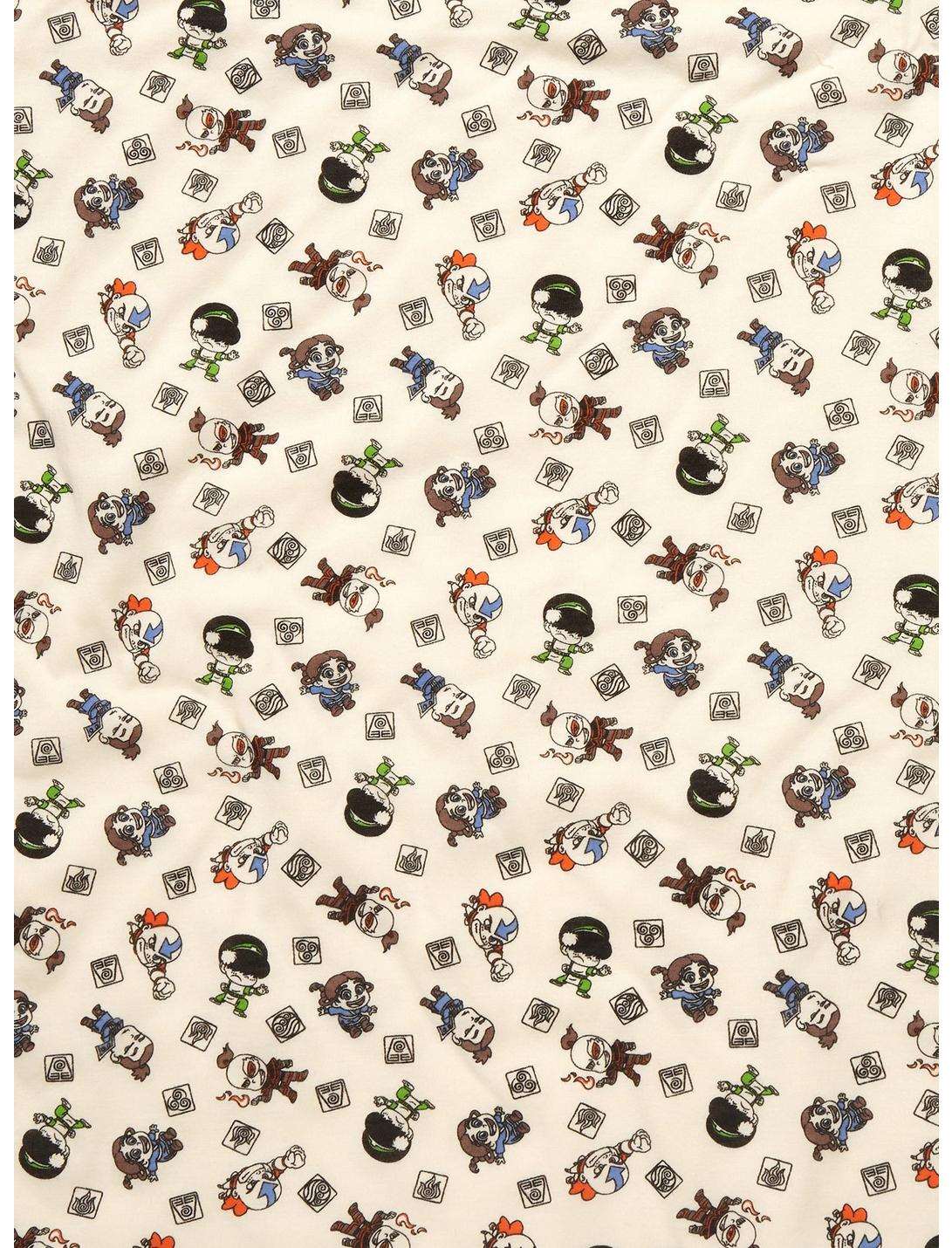 Avatar: The Last Airbender Chibi Characters Swaddle Blanket - BoxLunch Exclusive
