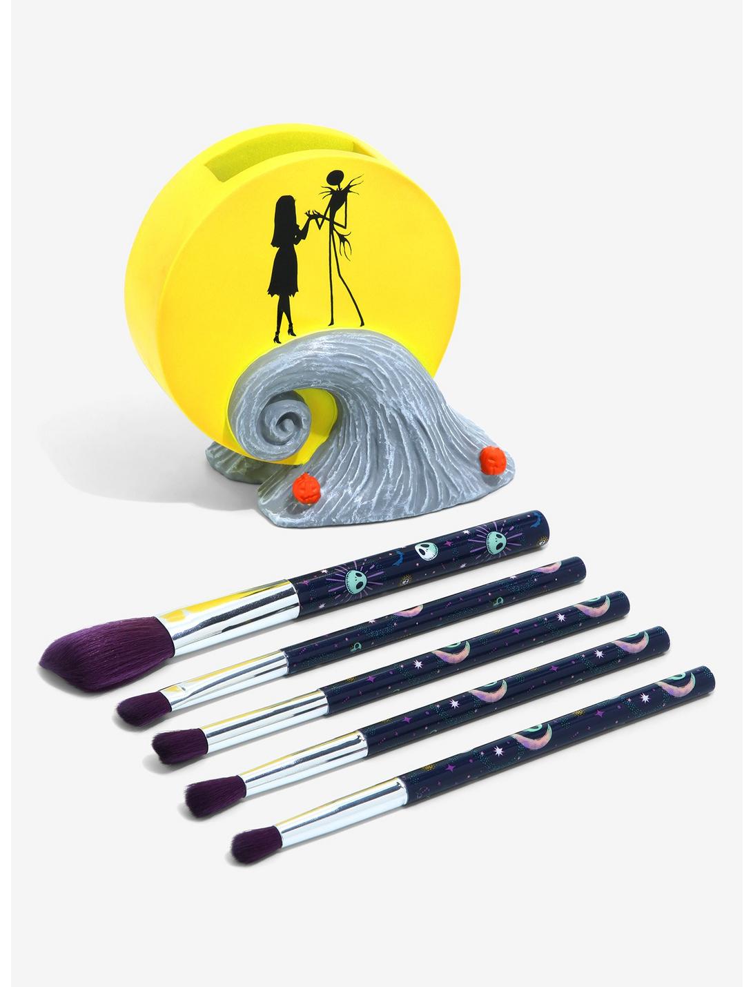 The Nightmare Before Christmas Jack & Sally Spiral Hill Makeup Brush Set