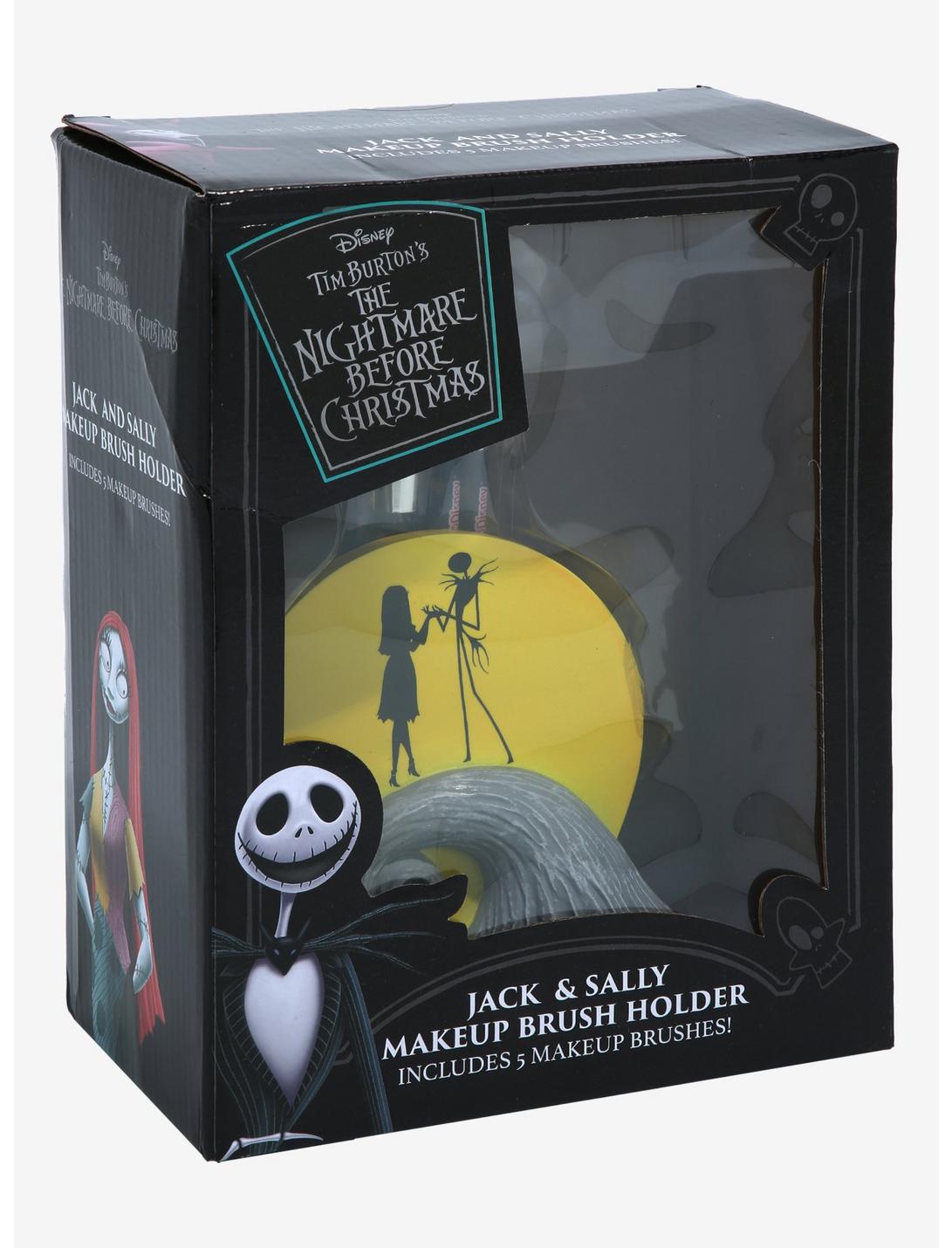 The Nightmare Before Christmas Jack & Sally Spiral Hill Makeup Brush Set