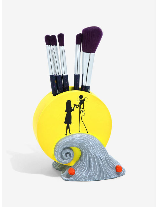 The Nightmare Before Christmas Jack & Sally Spiral Hill Makeup Brush Set