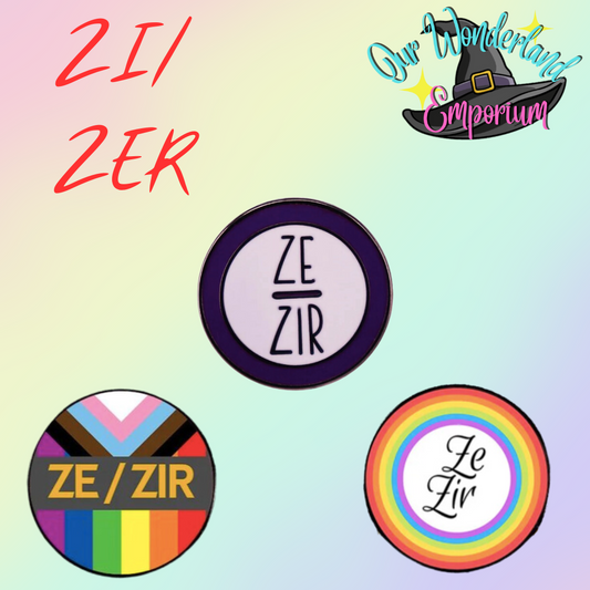 Zi/ Zer Pronoun Pin