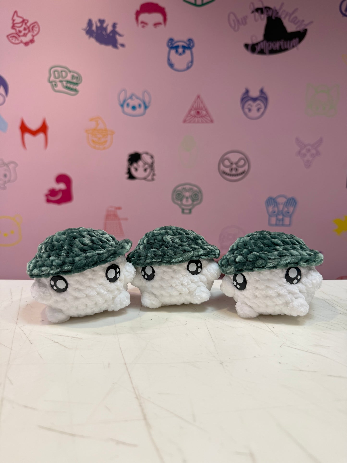 Small Crochet Mushrooms