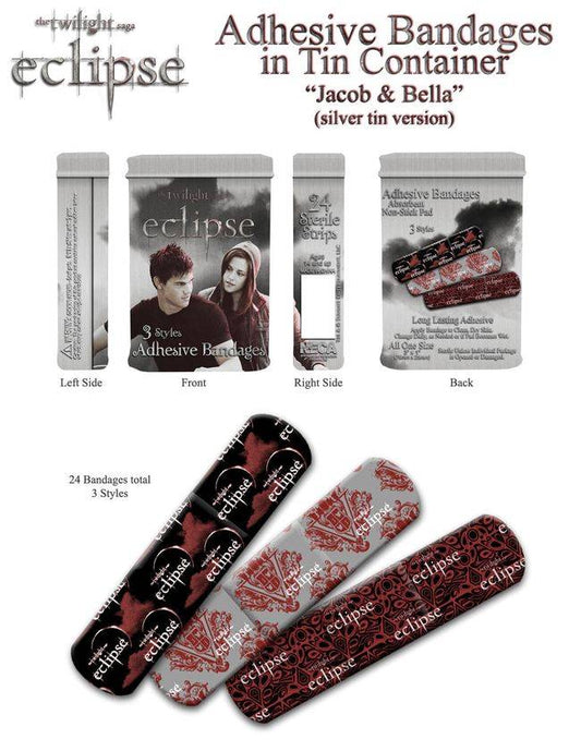 The Twilight Saga: Eclipse - Adhesive Bandages in Tin Jacob & Bella