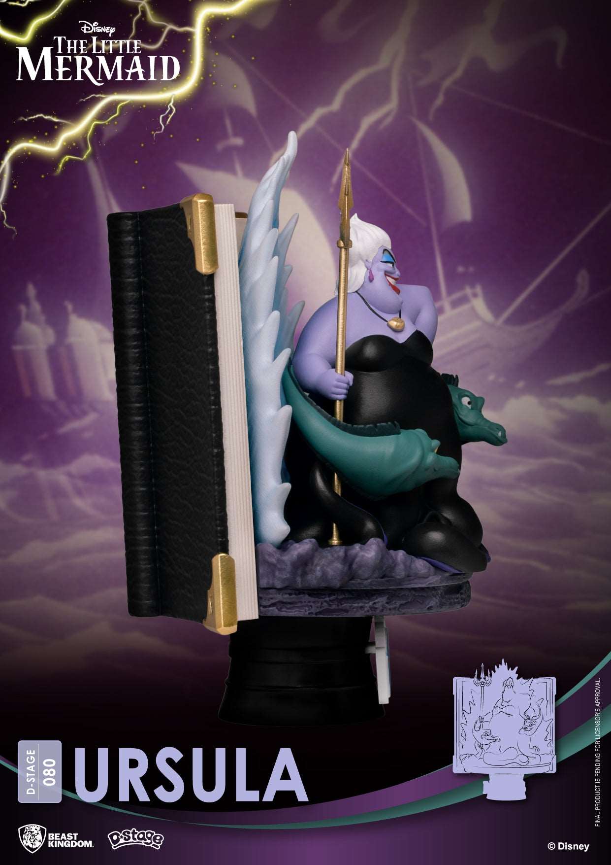 Beast Kingdom D Stage Story Book Series The Little Mermaid Ursula