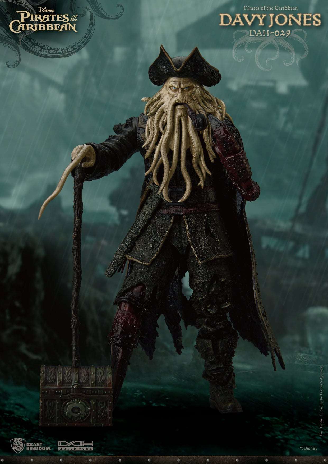 Beast Kingdom Dynamic Action Heroes Pirates of the Caribbean at Worlds End Davy