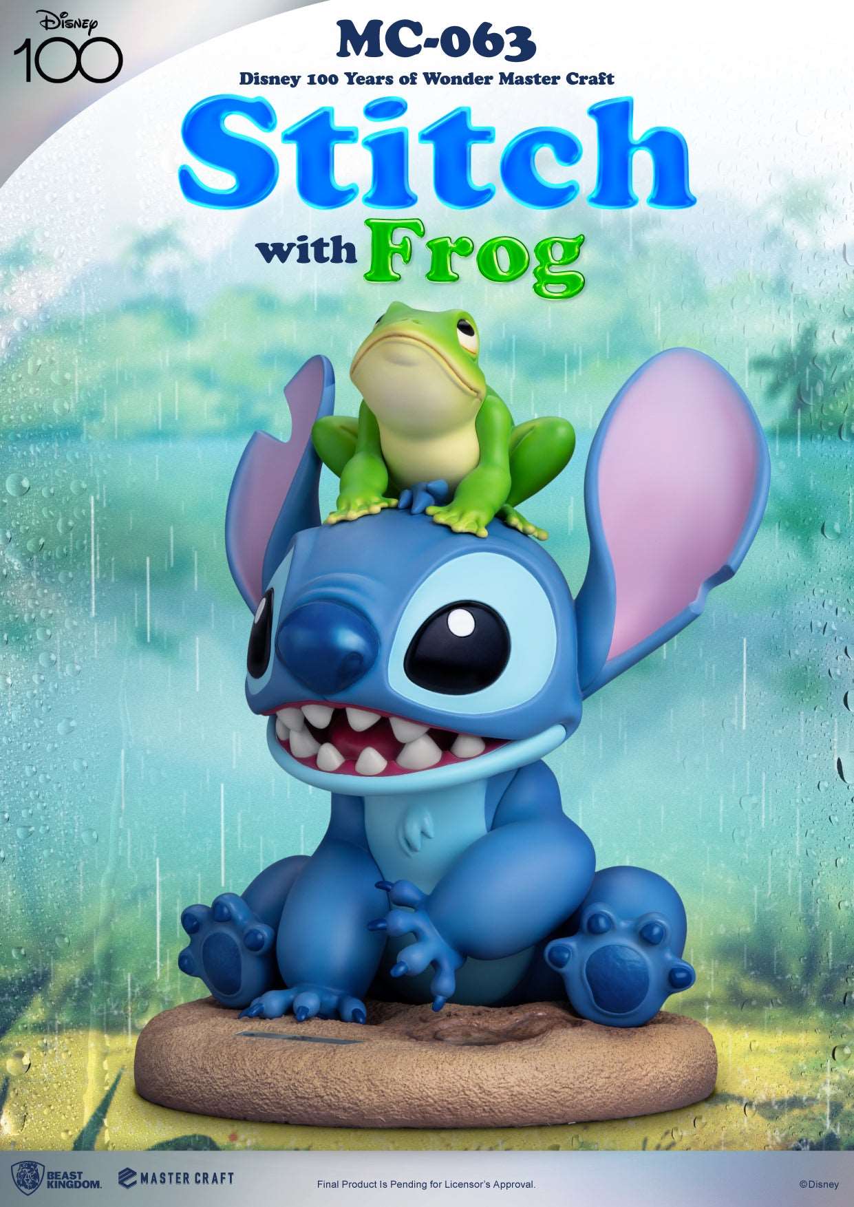 Beast Kingdom Master Craft Lilo and Stitch Stitch with Frog