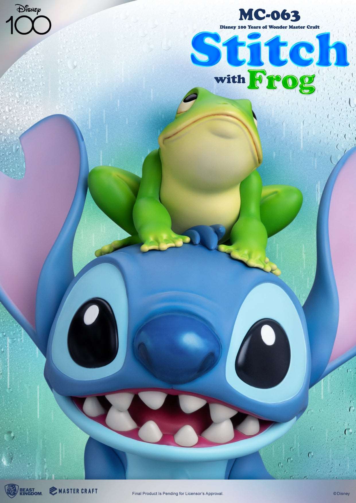 Beast Kingdom Master Craft Lilo and Stitch Stitch with Frog