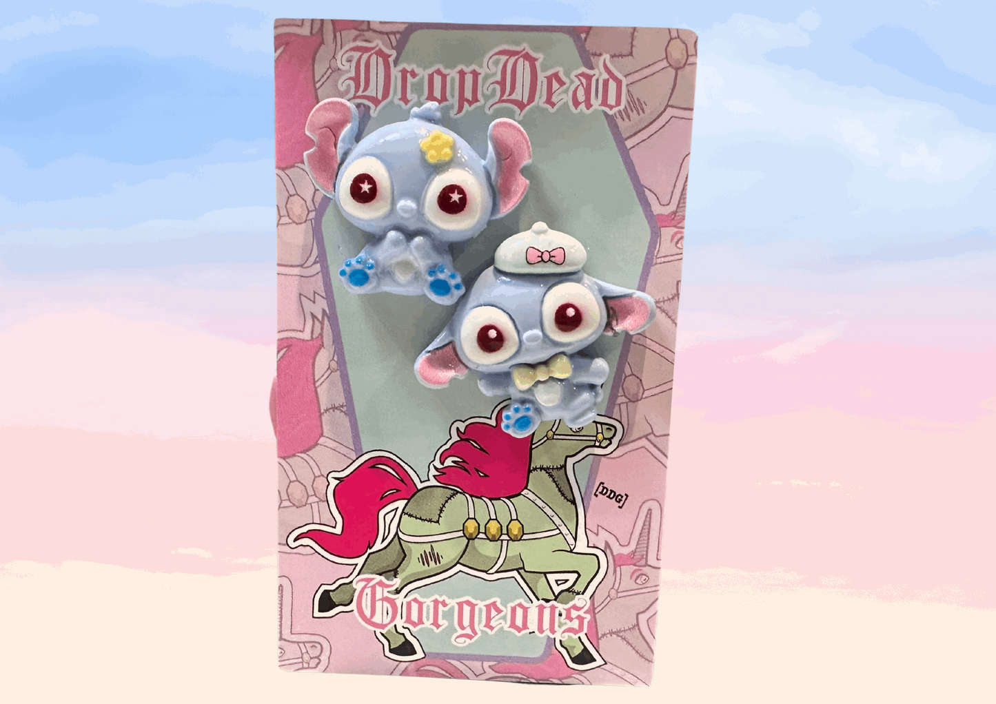 Kawaii Pastel Alien Studs