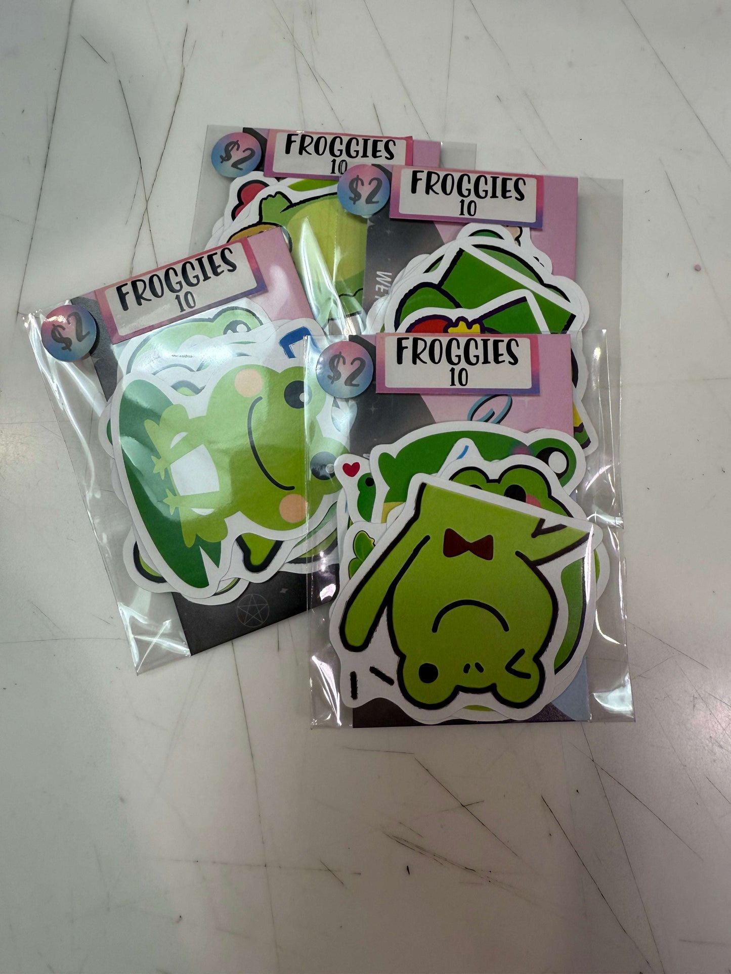 Froggie Ribbit Stickers