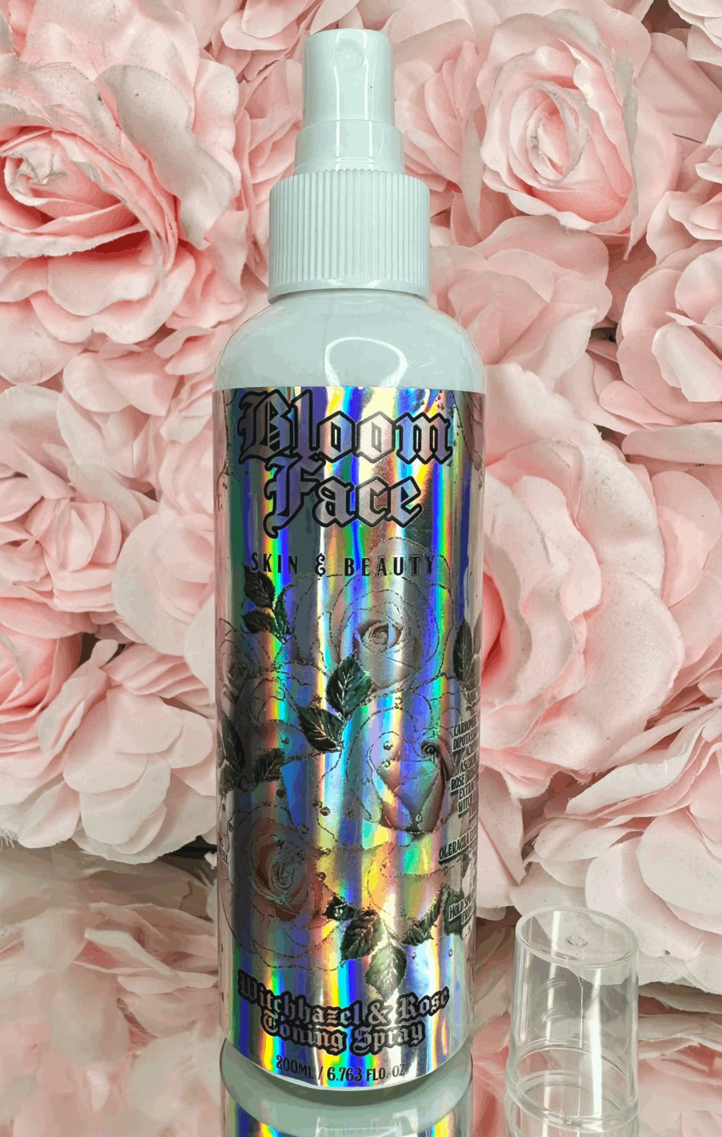 BLOOM FACE WITCHHAZEL & ROSE TONING SPRAY