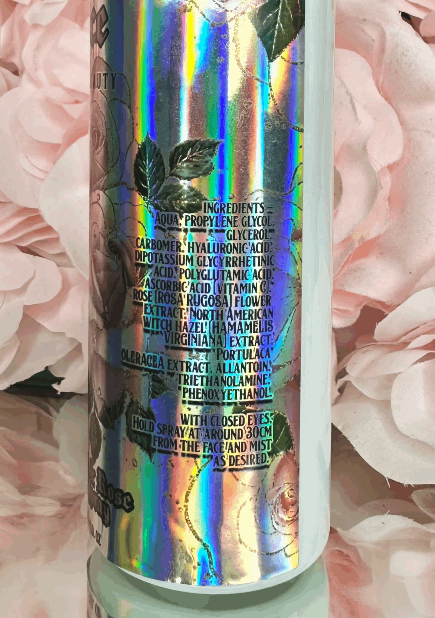 BLOOM FACE WITCHHAZEL & ROSE TONING SPRAY