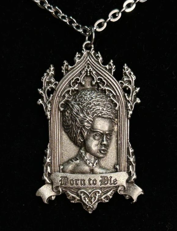 BORN TO DIE - Bride of Frankenstein Necklace