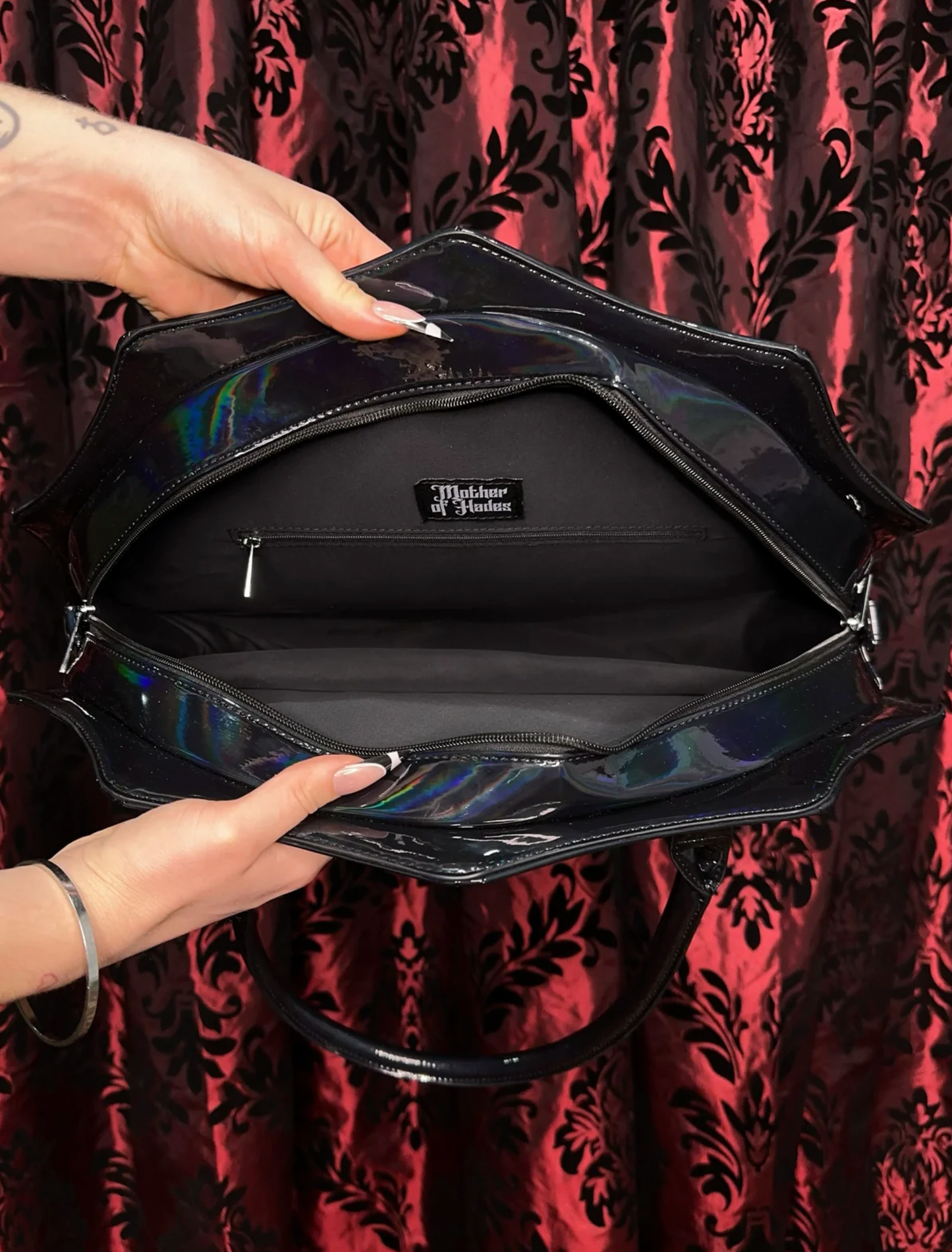 BLACK WIDOW Black - Mother Of Hades Shoulder Bag