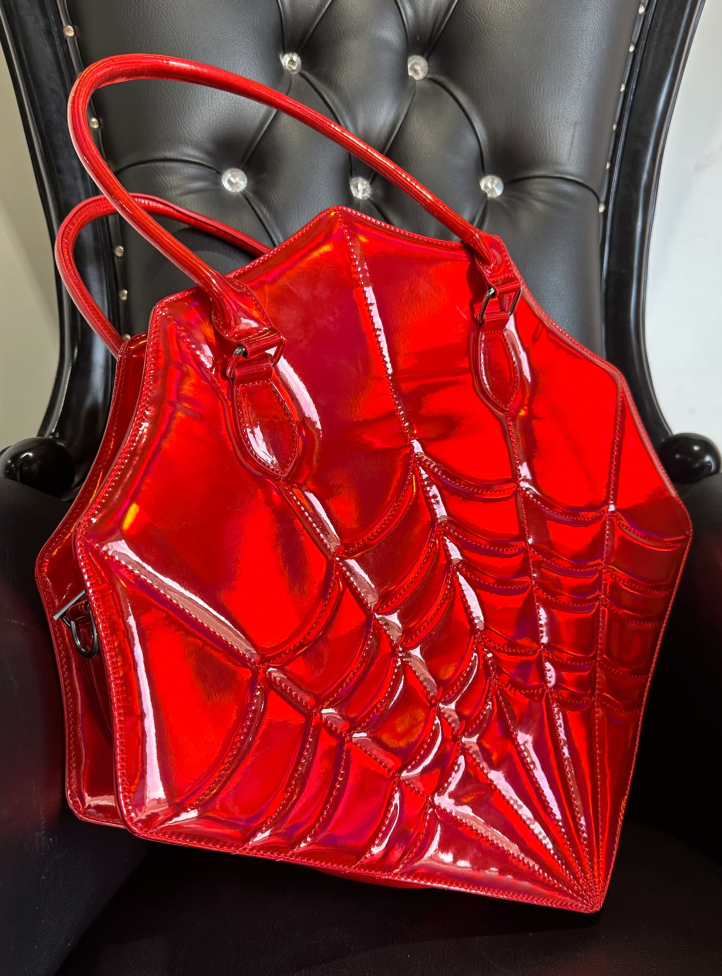 BLACK WIDOW Red - Mother Of Hades Shoulder Bag