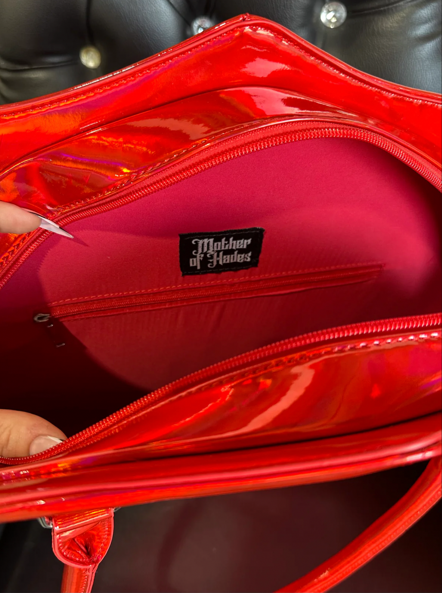 BLACK WIDOW Red - Mother Of Hades Shoulder Bag