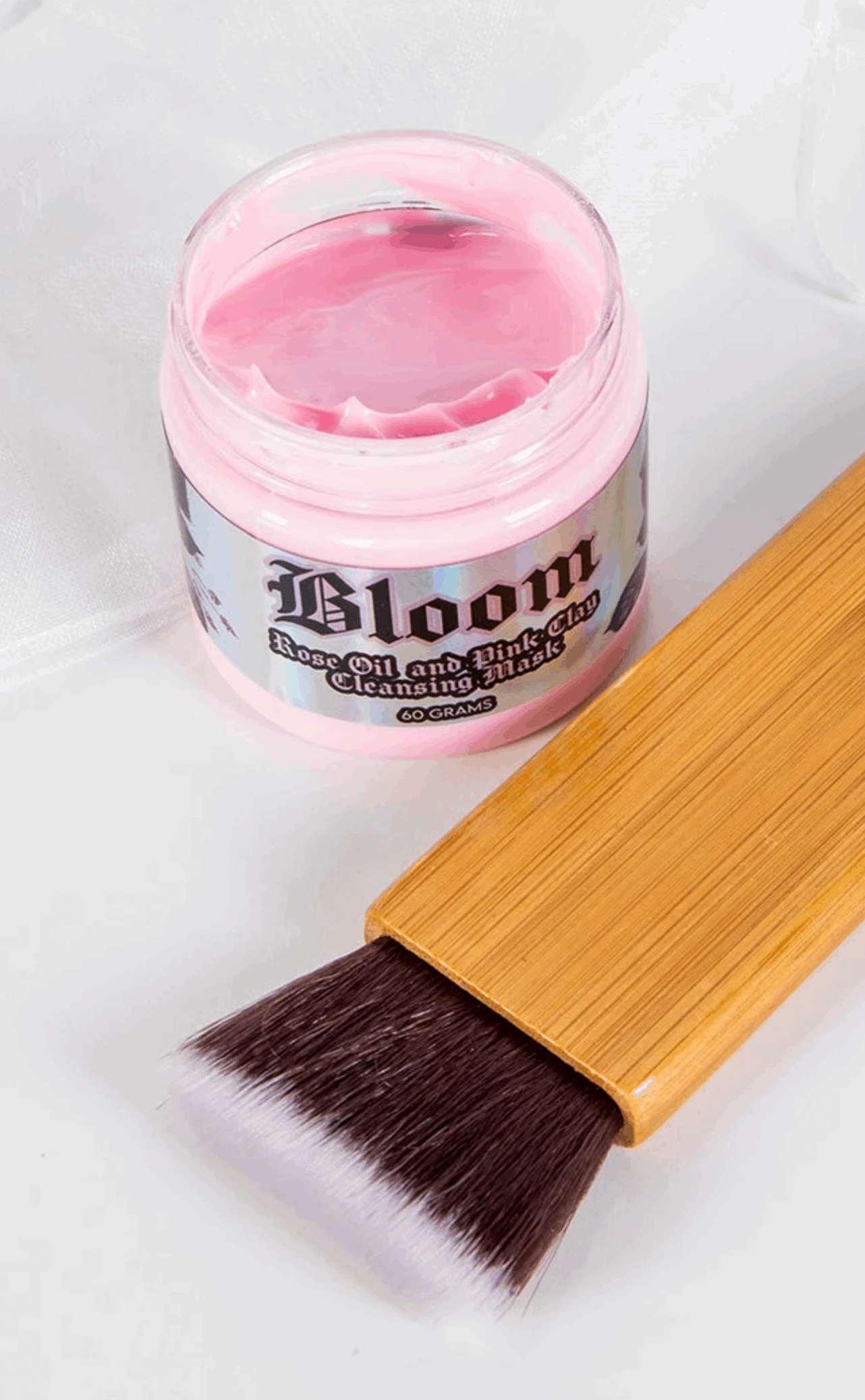 Bloomface Rose Oil and Pink Clay Cleansing Mask