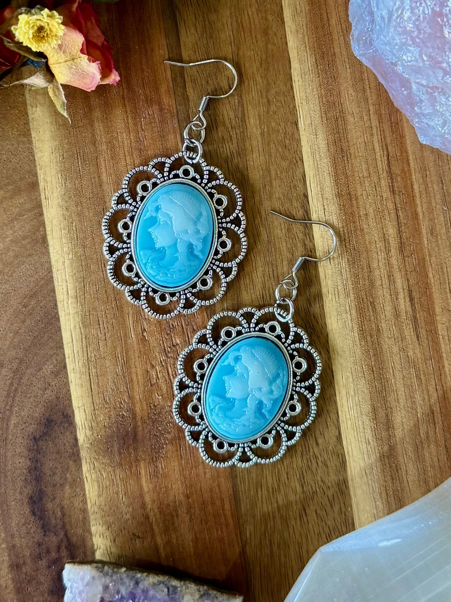 Lady Face Earrings