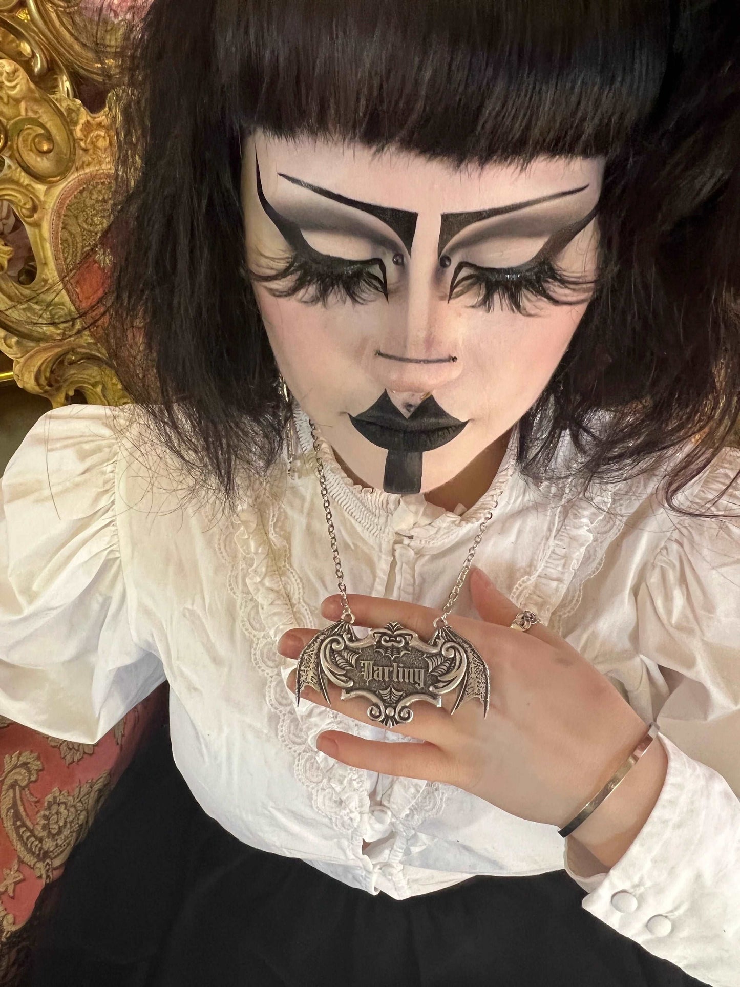DARLING - Mother of Hades coffin plaque Necklace