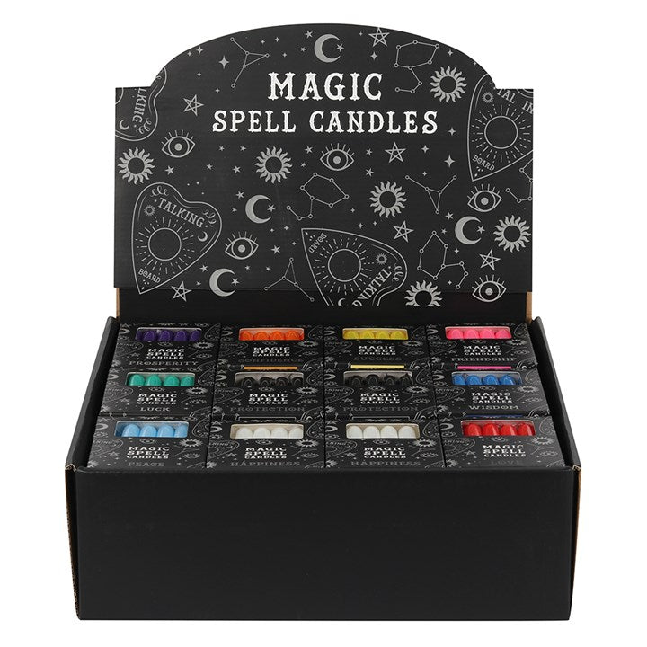 Magic Spell Candles 12 Pack Multi Colour