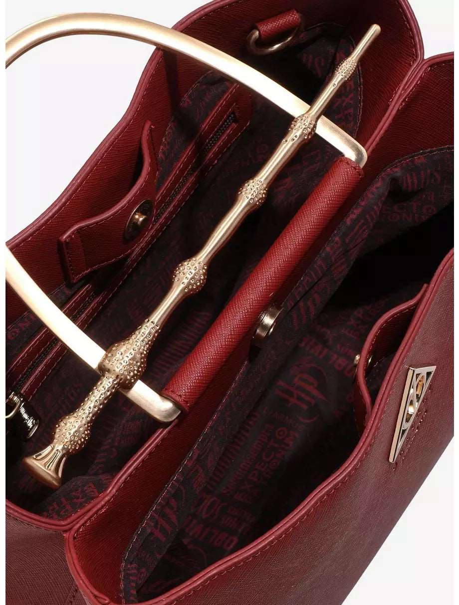 Loungefly Harry Potter Elder Wand Gryffindor Handbag - BoxLunch Exclusive