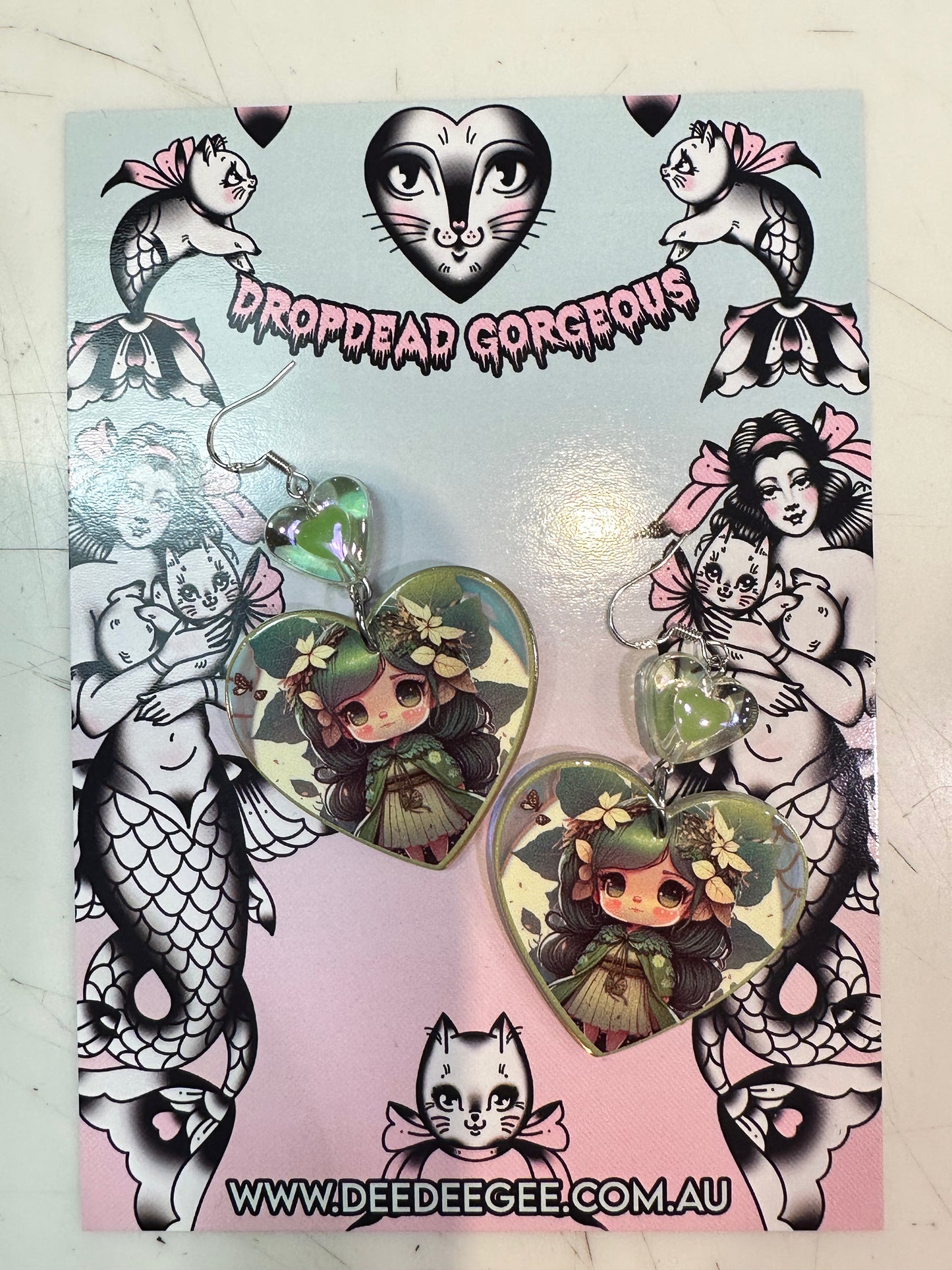 Kawaii Heart Earrings