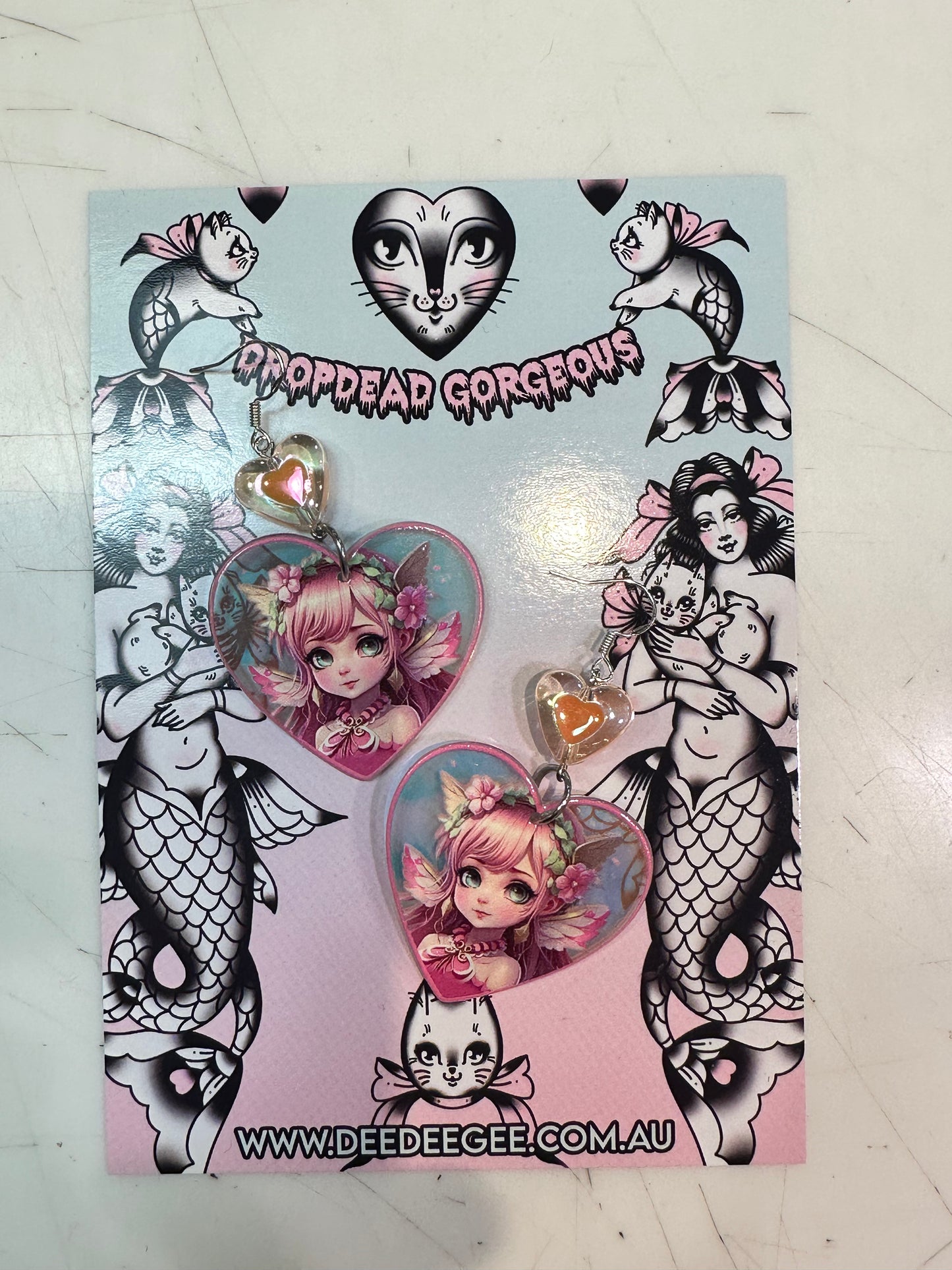 Kawaii Heart Earrings