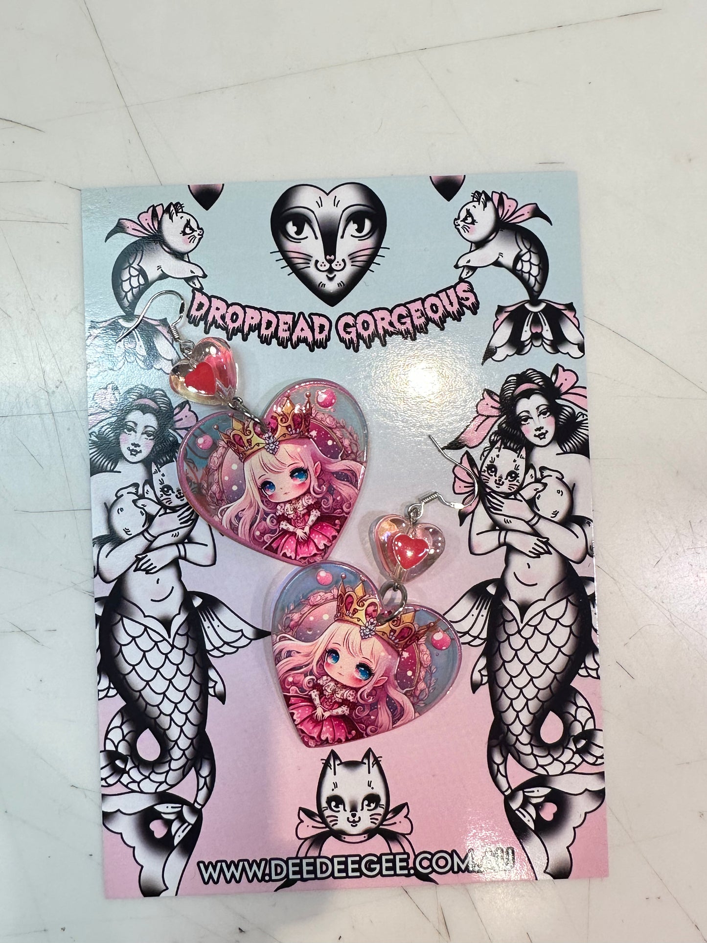 Kawaii Heart Earrings