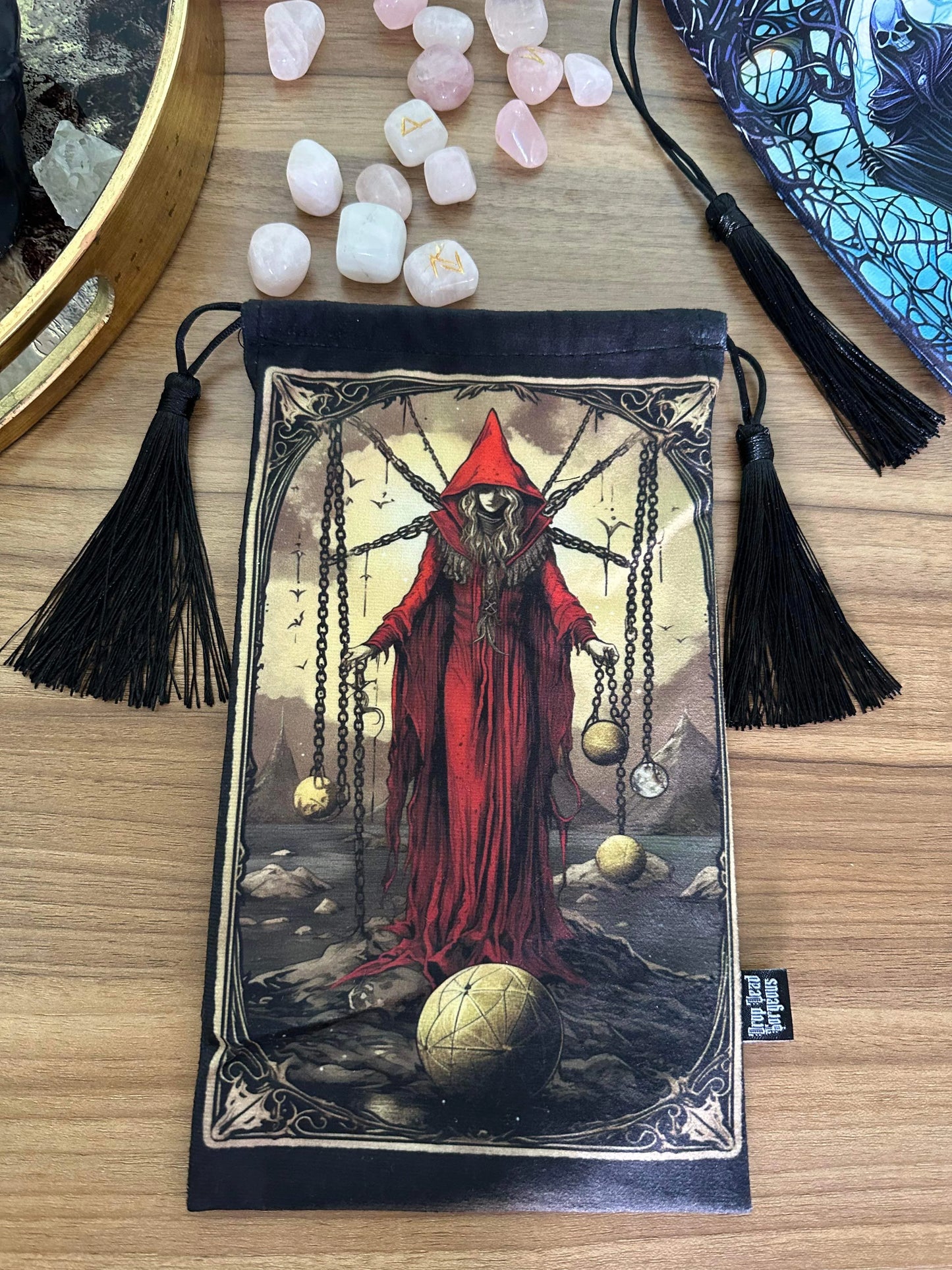 Justice - Velvet Tarot Bag