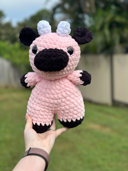 Moo Moo Crochet Plushie