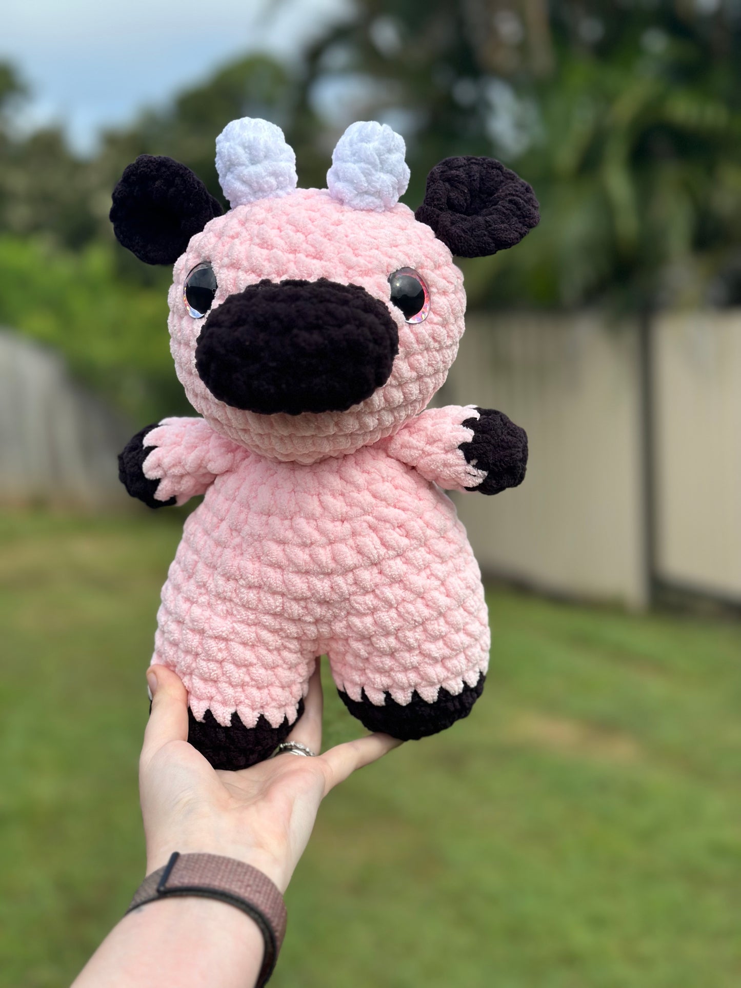 Moo Moo Crochet Plushie