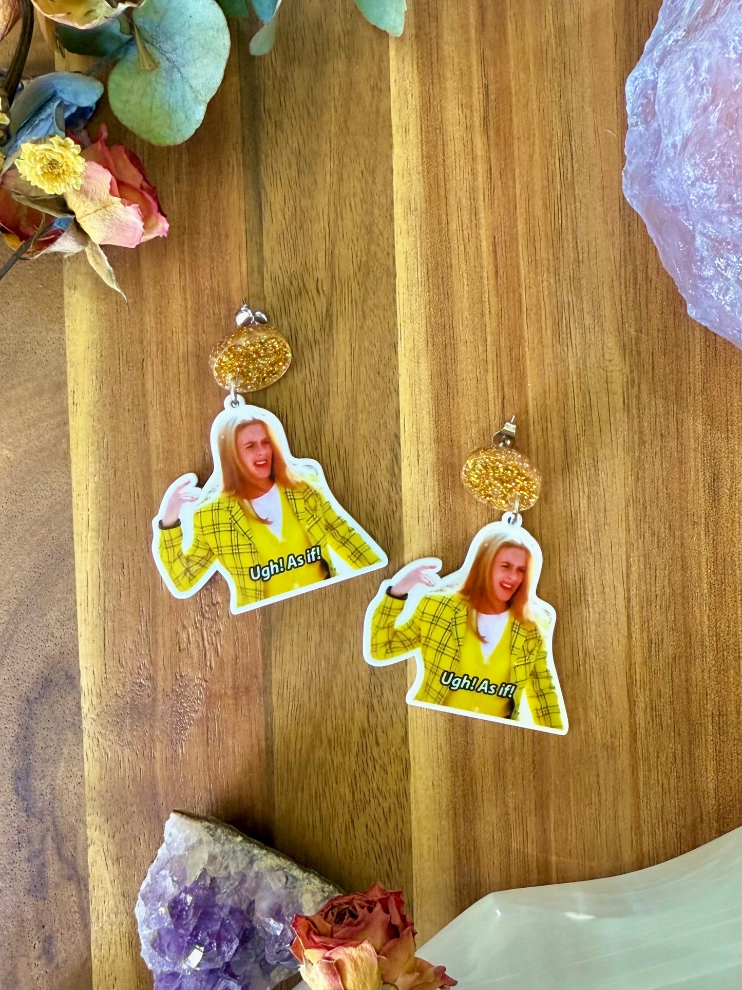As If Dangle Earrings
