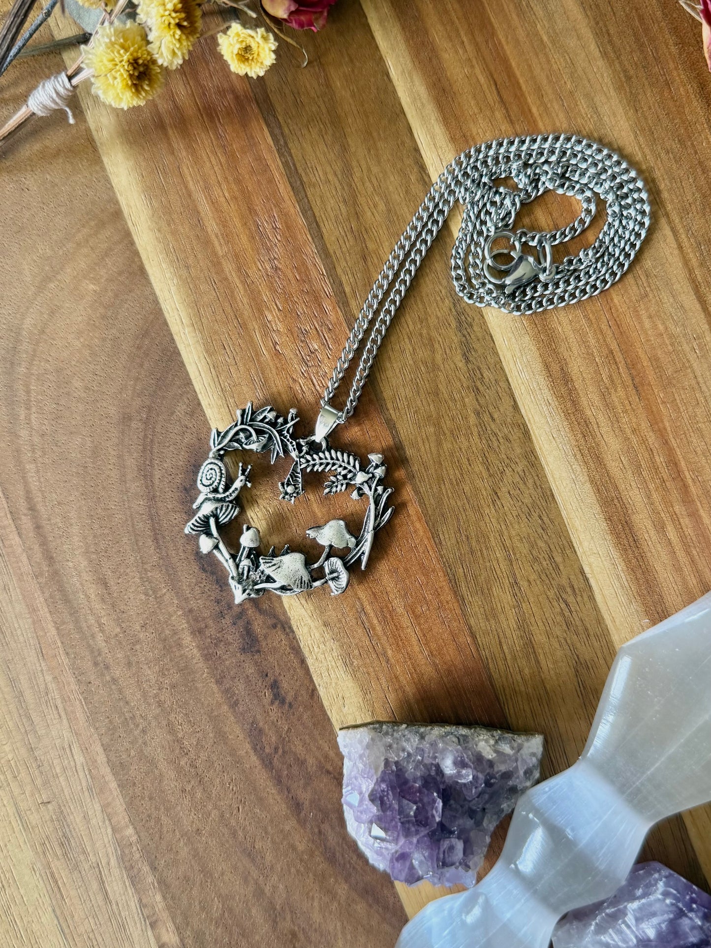 Forest Floor Pendant Necklace