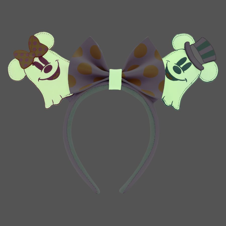 Disney - Mickey & Minnie Pastel Ghost GW Loungefly Headband