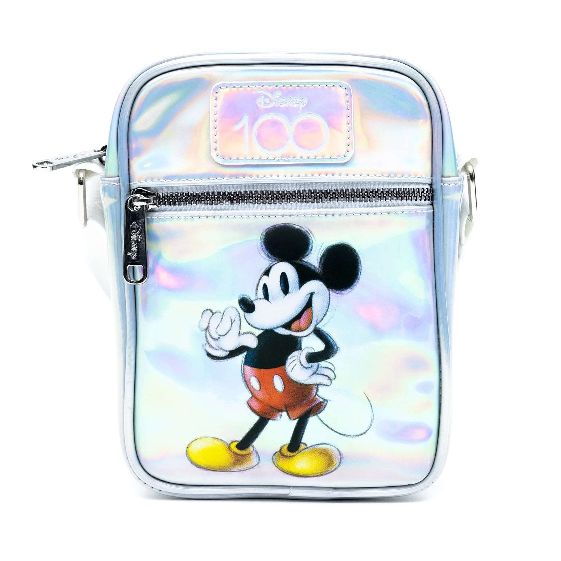 Disney 100 - Mickey Mouse Holographic Crossbody Bag and ID/Coin Bag