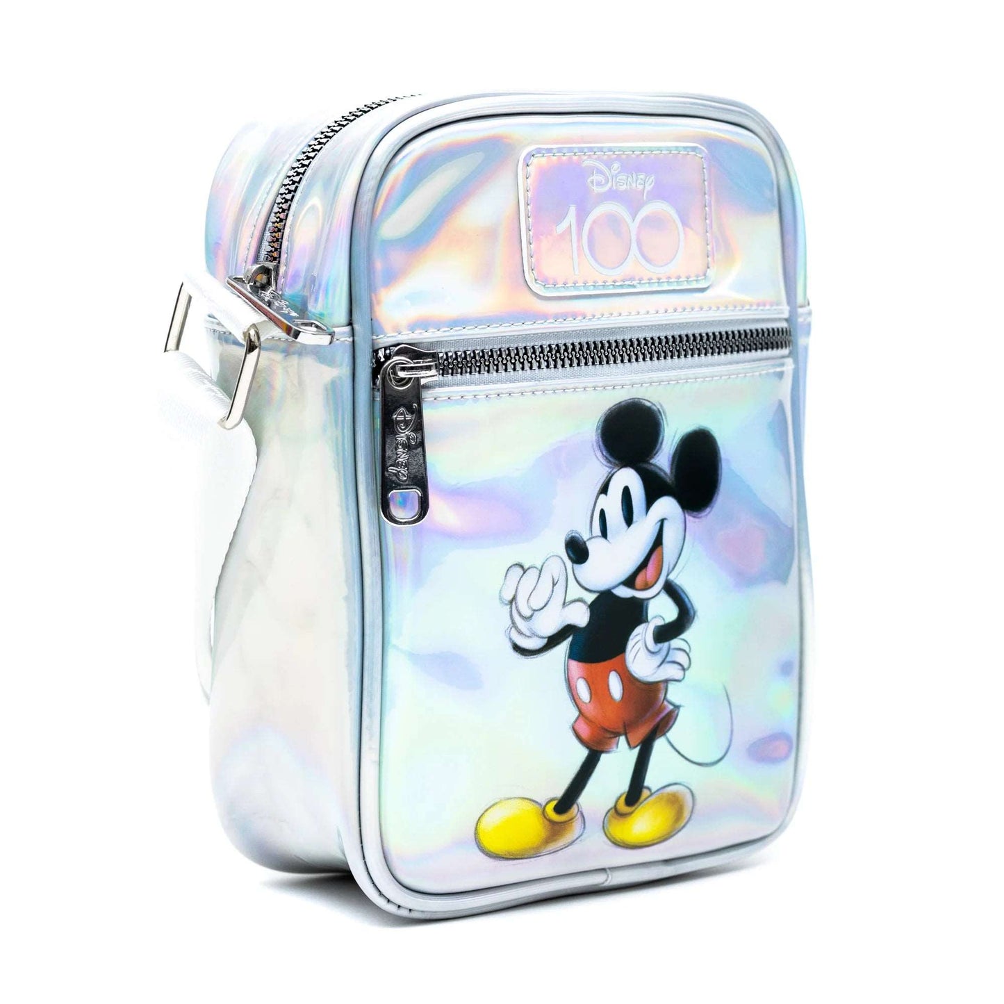 Disney 100 - Mickey Mouse Holographic Crossbody Bag and ID/Coin Bag