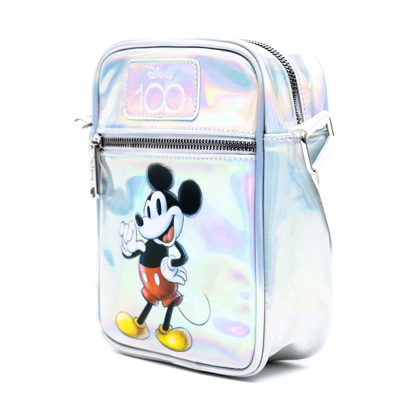 Disney 100 - Mickey Mouse Holographic Crossbody Bag and ID/Coin Bag
