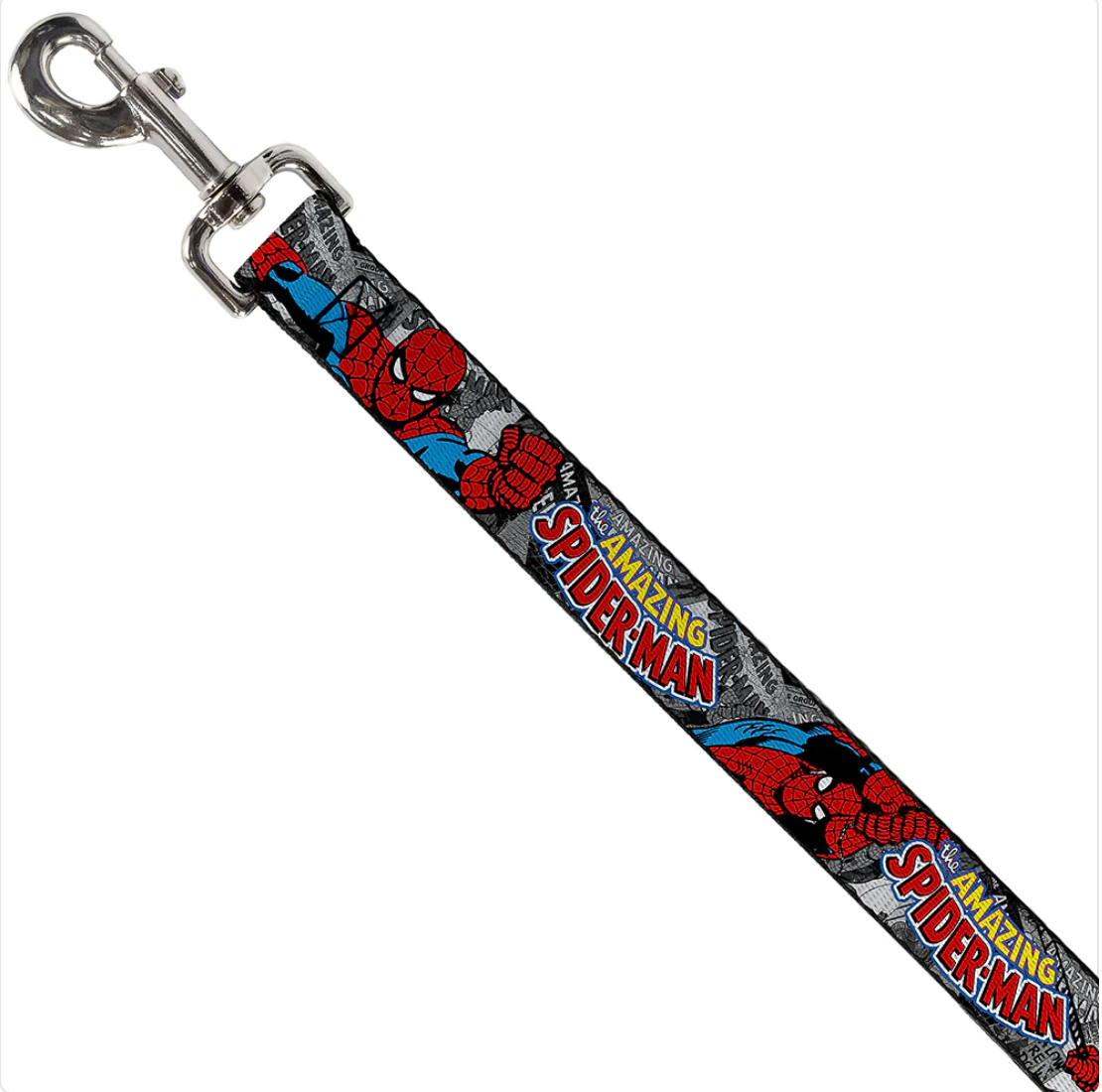 THE AMAZING SPIDER-MAN Stacked Comic Books/Action Poses Dog Leash