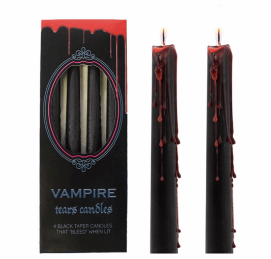 Black Vampire Tears Candles 4 Pack
