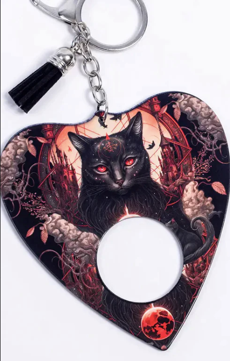 Jumbo Planchette Keychain - BLOOD MOON