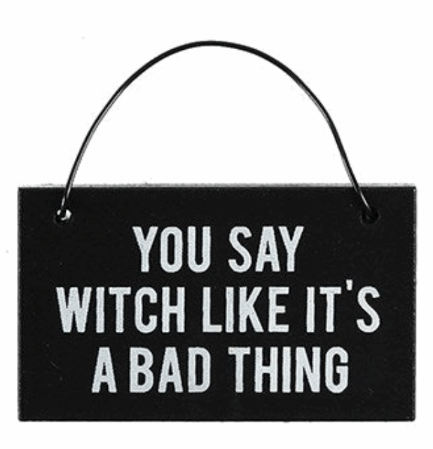 Witchy Hanging Mini Signs