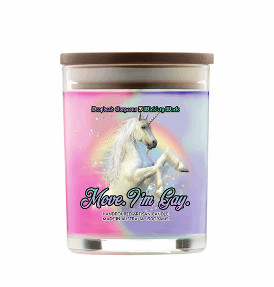 MOVE. IM GAY - Fairy Floss Candle