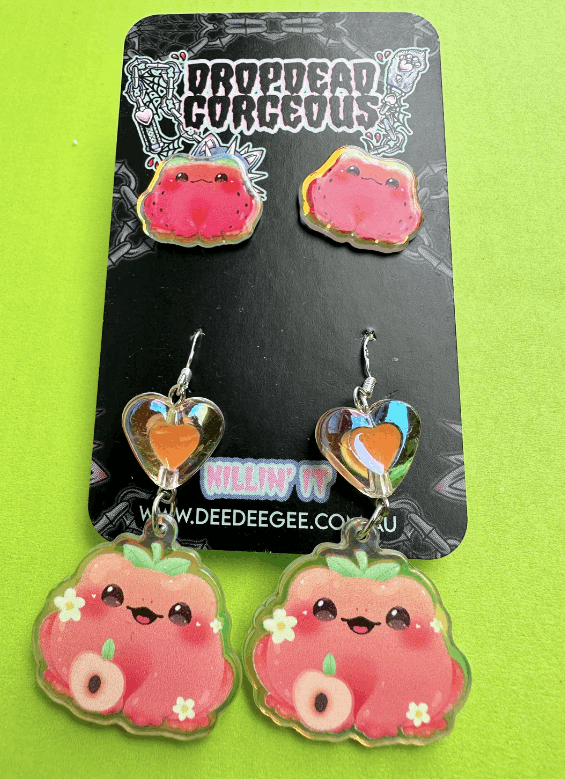 Ribbit Kawaii Earrings