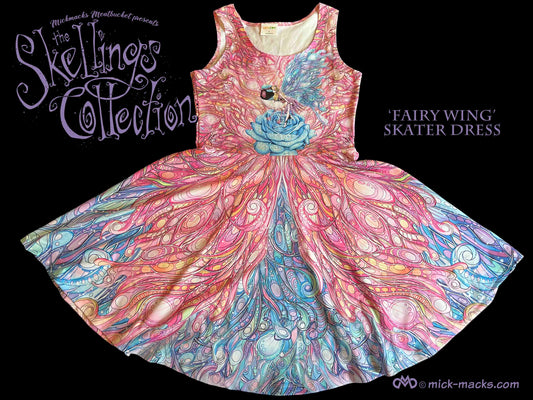 Fairy Wing Skater Dress