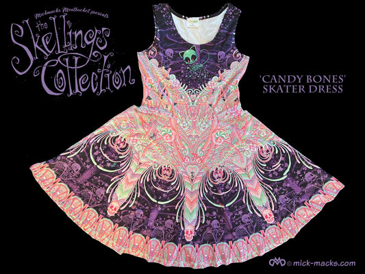 Candy Bones Skater Dress
